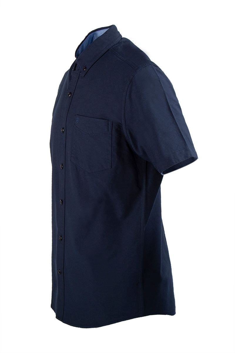 Áo sơ mi tay ngắn dệt Oxford WS21SS17P-SC