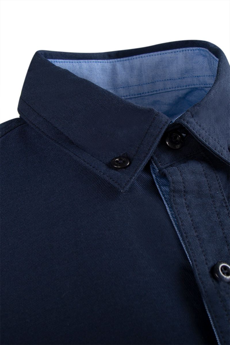 Áo sơ mi tay ngắn dệt Oxford WS21SS17P-SC