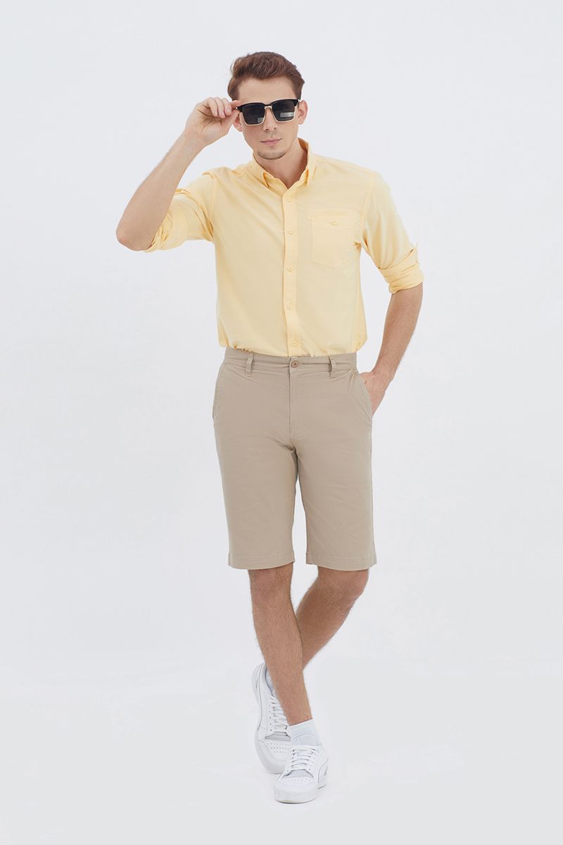 Áo sơ mi button-down form vừa WS21SS50C-LC