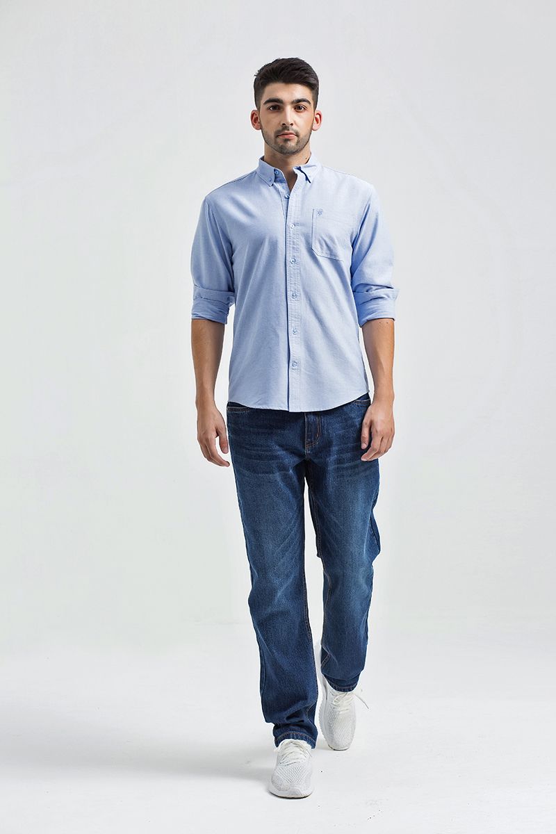 Áo sơ mi tay dài basic WS21SS56T-LC