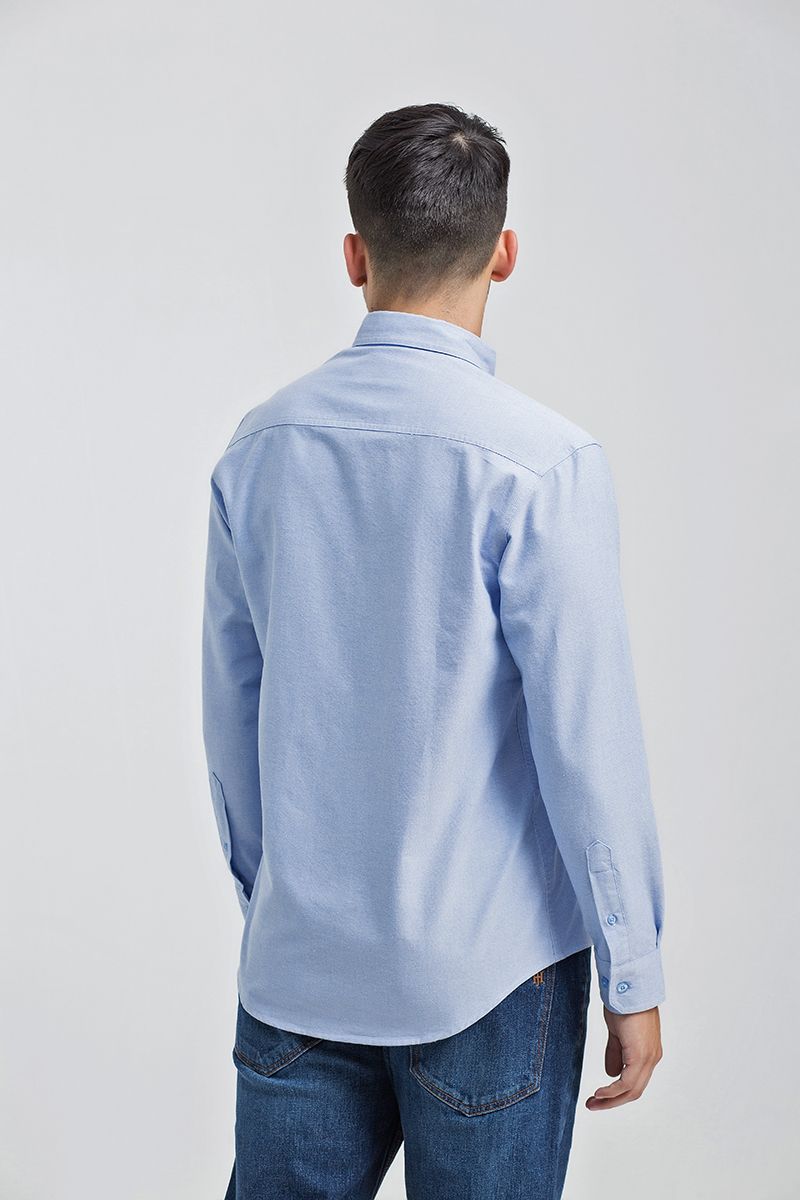 Áo sơ mi tay dài basic WS21SS56T-LC