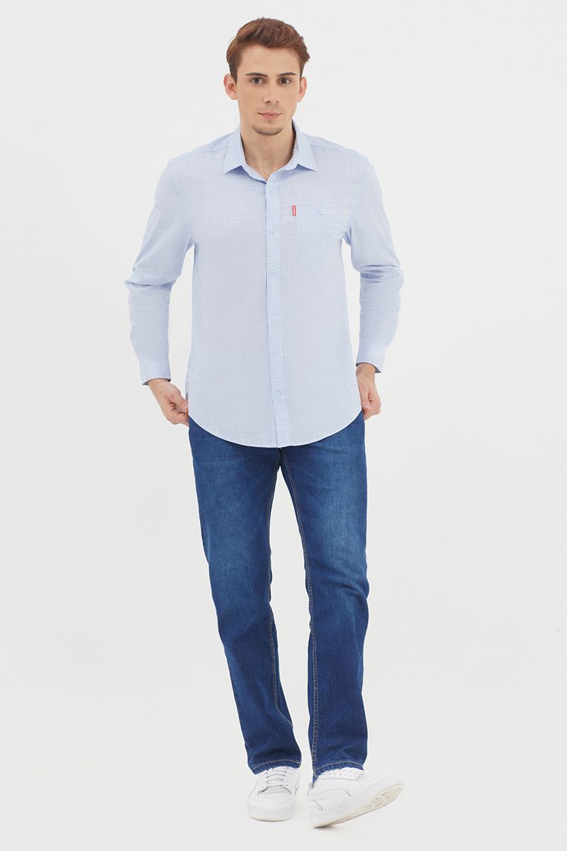Áo sơ mi nam tay dài WS21SS78P-LC