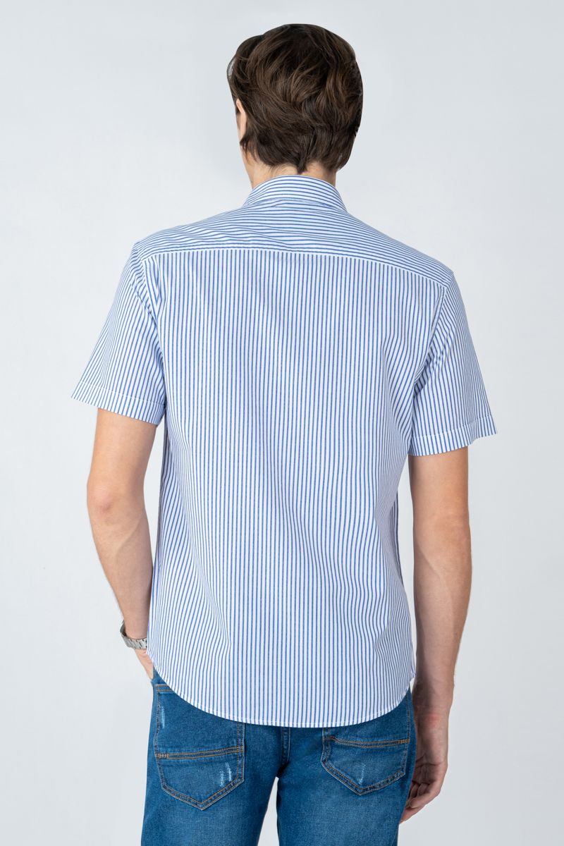 Áo Sơ Mi Nam Tay Ngắn Thời Trang WS23SS02C-SC