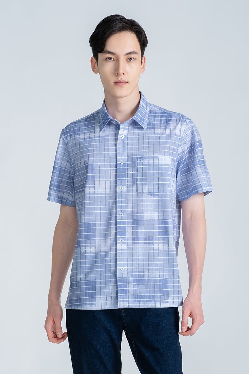 Áo Sơ Mi Tay Ngắn Form Vừa WS24FH62C-SD