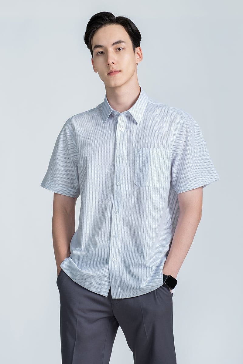 Áo Sơ Mi Tay Ngắn WS24FH73T-SDBB