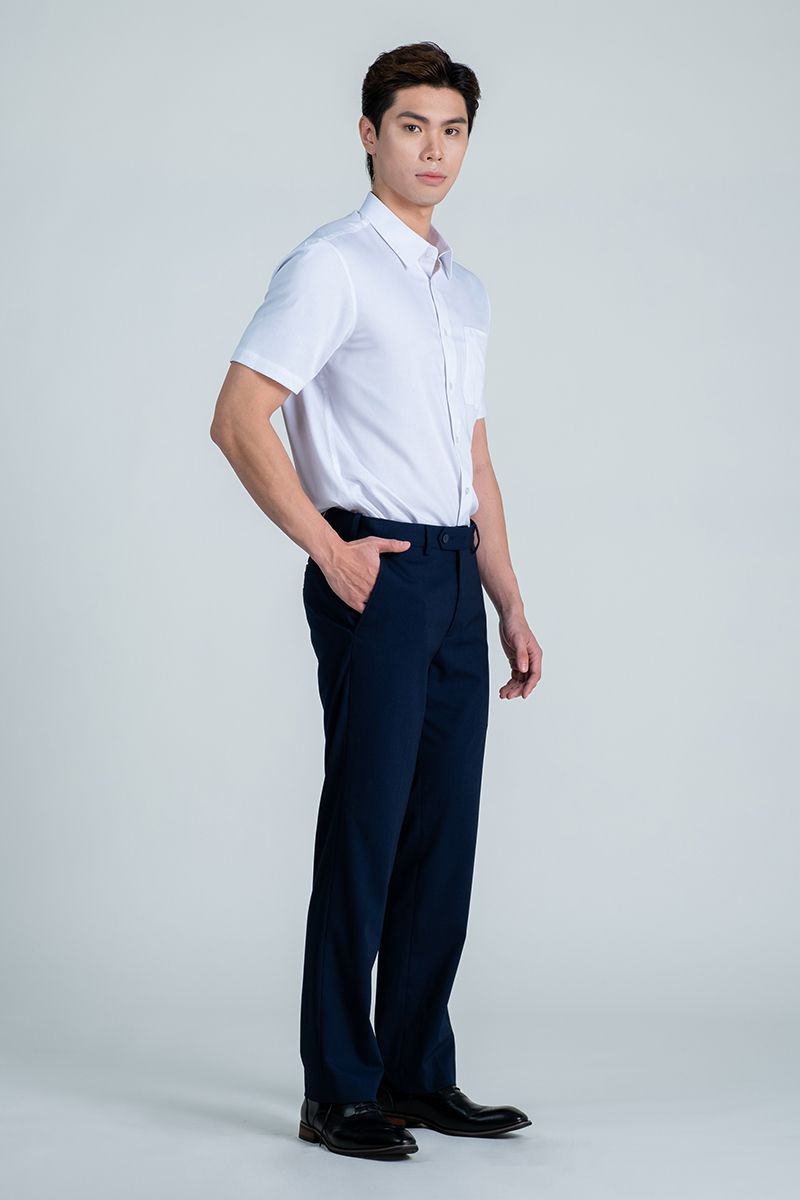 Áo Sơ Mi Nam Tay Ngắn Form Vừa WS24FH89T-SDBB