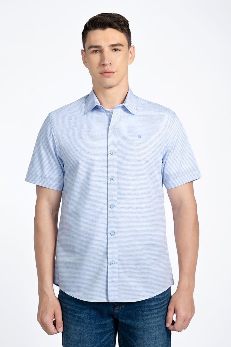 Áo Sơ Mi Form Vừa Tay Ngắn WS24SS02T-SCBB