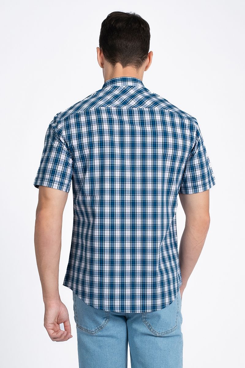 Áo Sơ Mi Nam Tay Ngắn Form Vừa WS24SS31C-SC