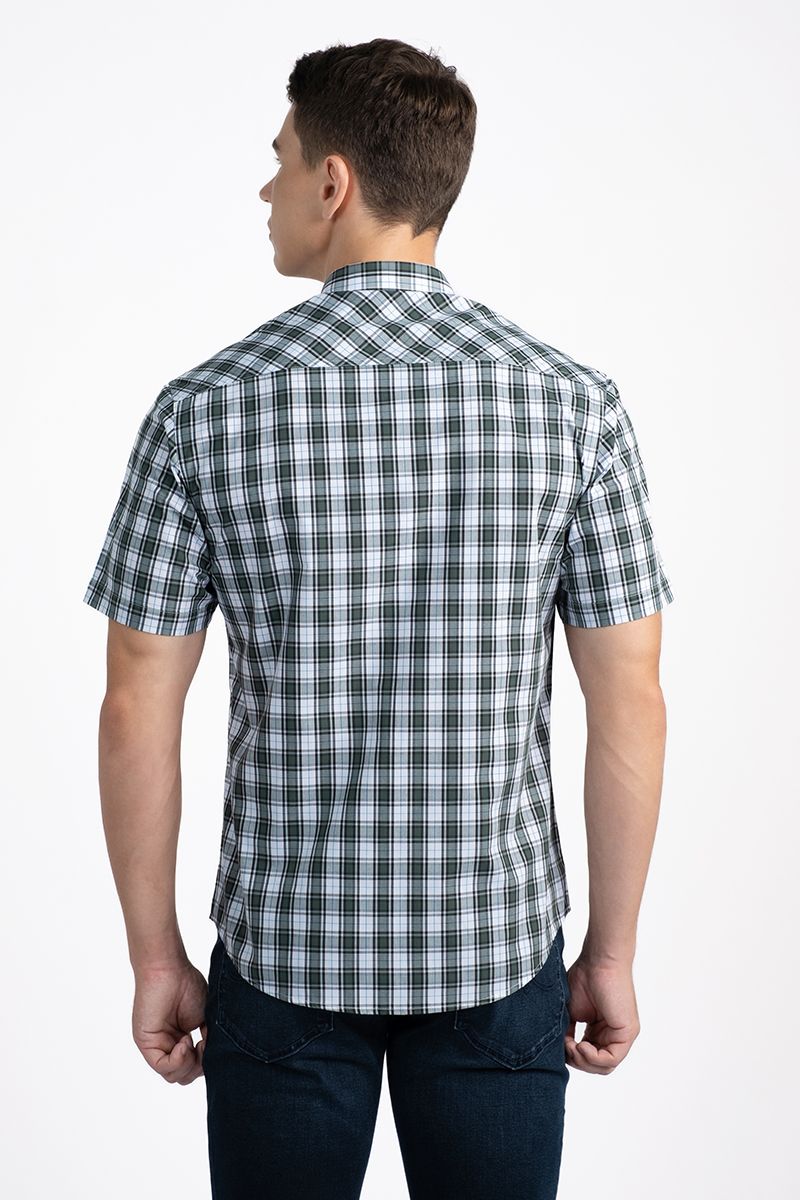 Áo Sơ Mi Nam Tay Ngắn Form Vừa WS24SS31C-SC