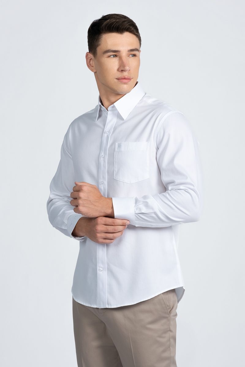 Áo Sơ Mi Nam Form Vừa Tay Dài WS24SS37C-LD