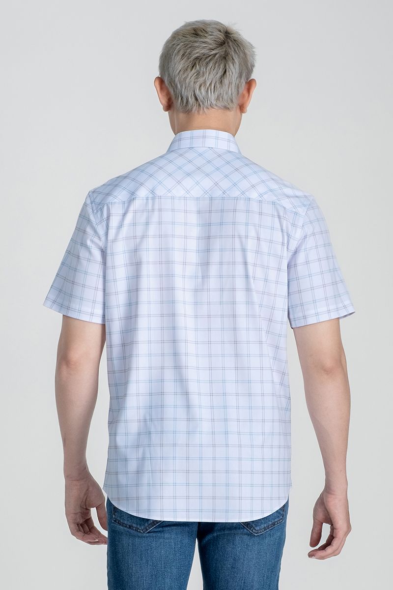 Áo Sơ Mi Nam Tay Ngắn Form Ôm WS25SS03P-SDBB