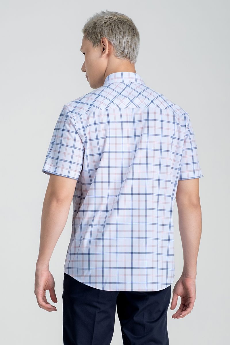 Áo Sơ Mi Nam Tay Ngắn Form Ôm WS25SS03P-SDBB