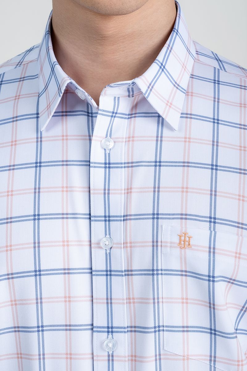 Áo Sơ Mi Nam Tay Ngắn Form Ôm WS25SS03P-SDBB