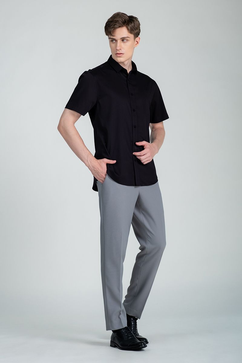 Áo Sơ Mi Form Vừa Tay Ngắn WS25SS15P-SDFSBB