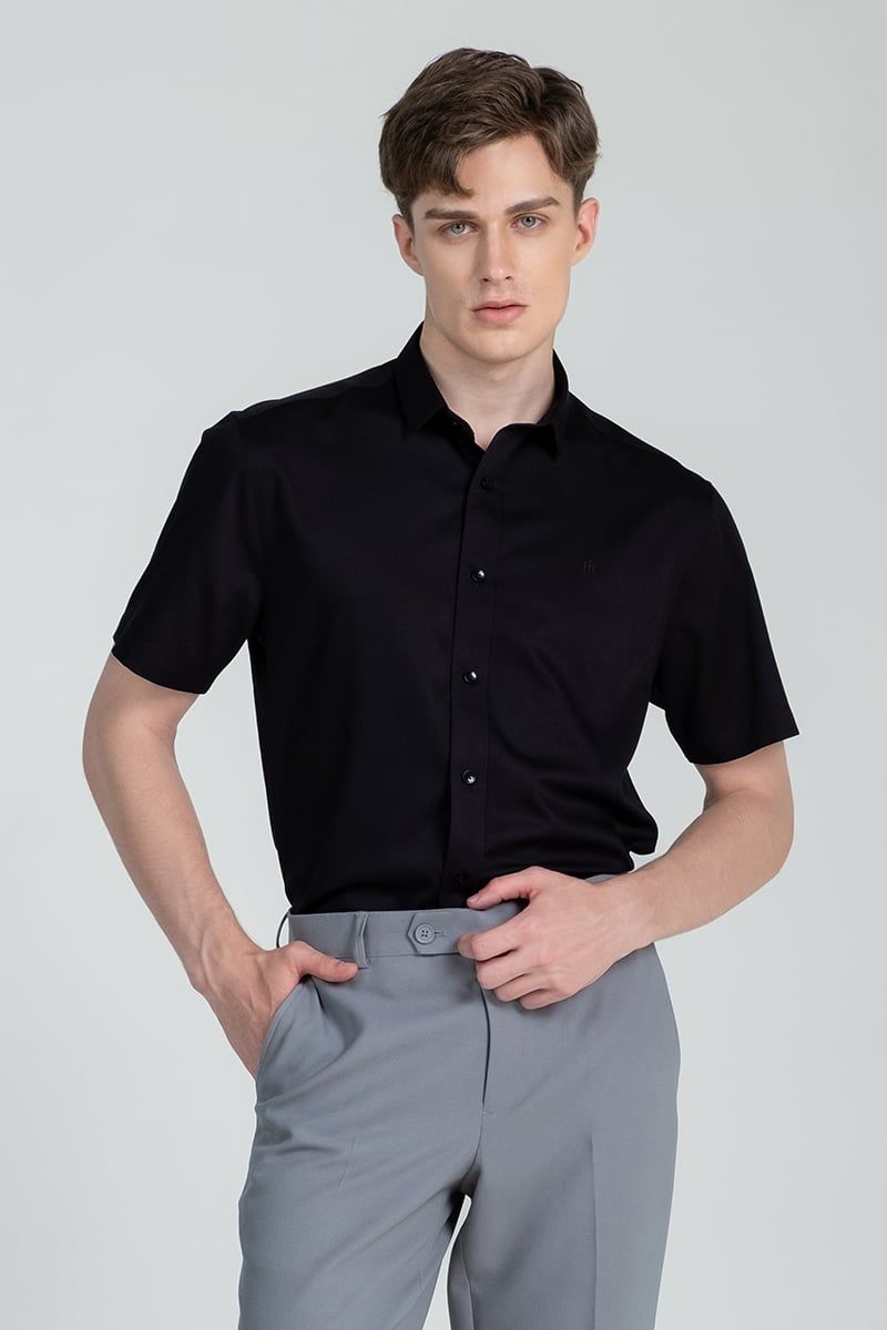 Áo Sơ Mi Form Vừa Tay Ngắn WS25SS15P-SDFSBB