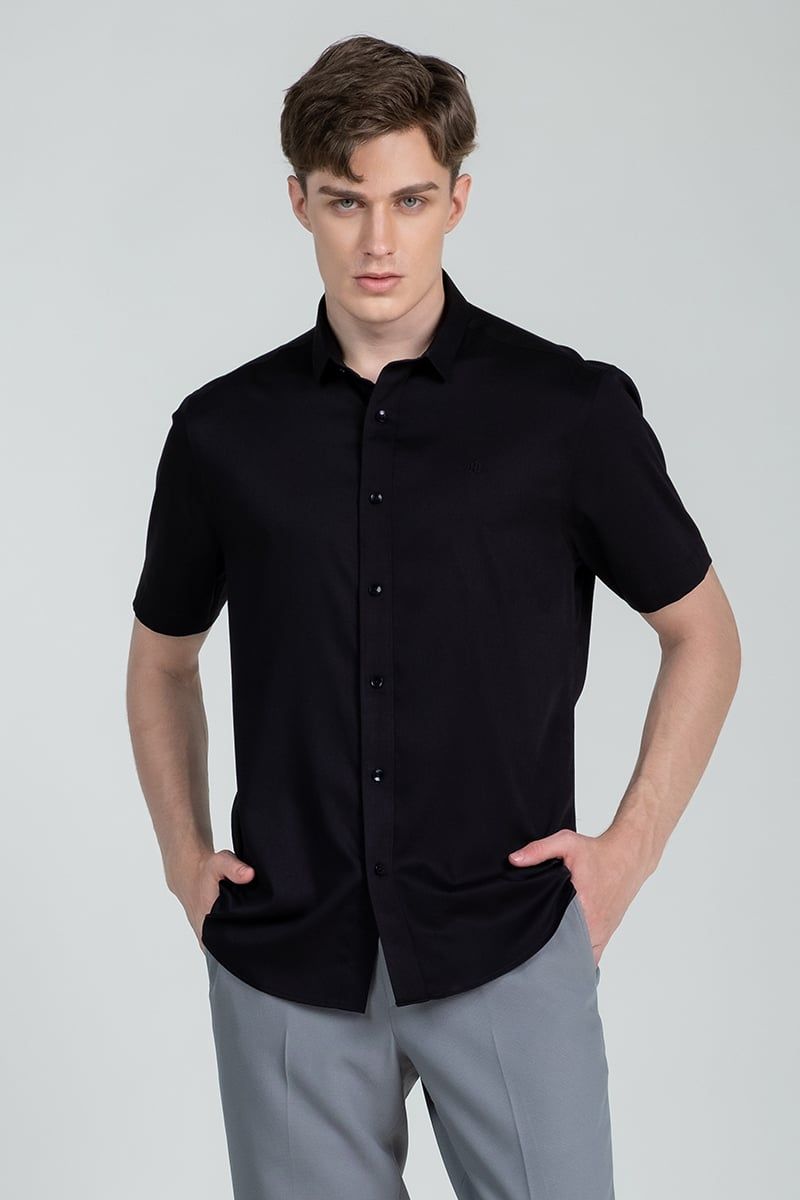 Áo Sơ Mi Form Vừa Tay Ngắn WS25SS15P-SDFSBB