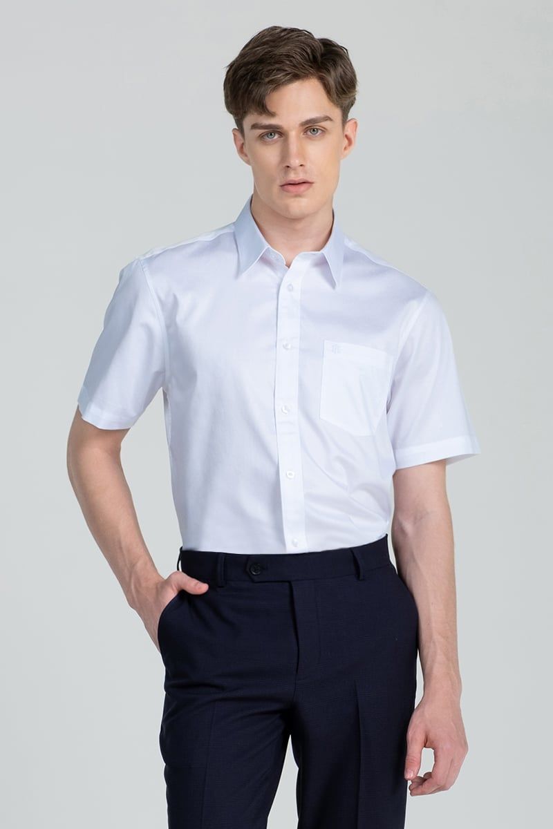 Áo Sơ Mi Tay Ngắn Form Ôm WS25SS17C-SD