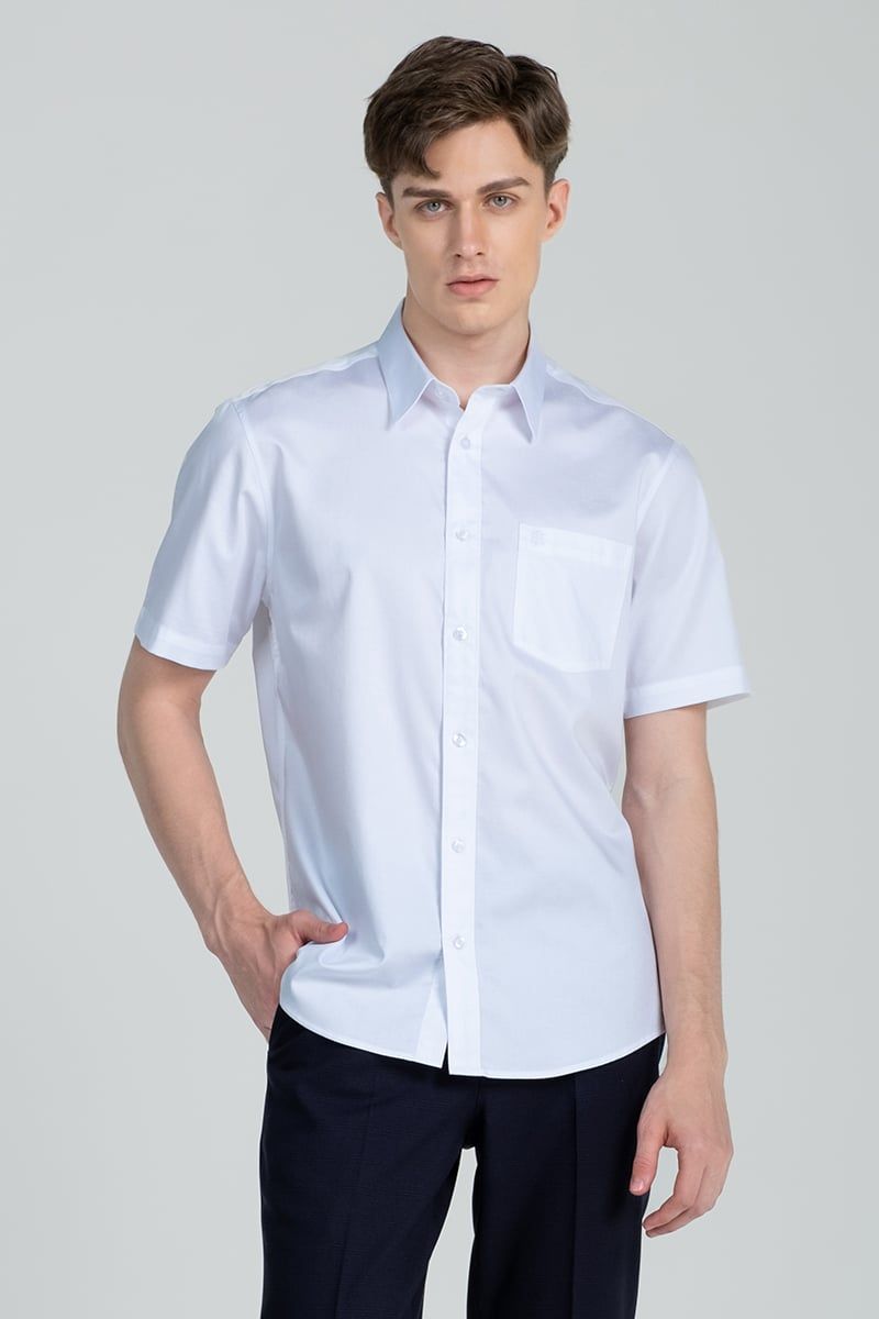 Áo Sơ Mi Tay Ngắn Form Ôm WS25SS17C-SD
