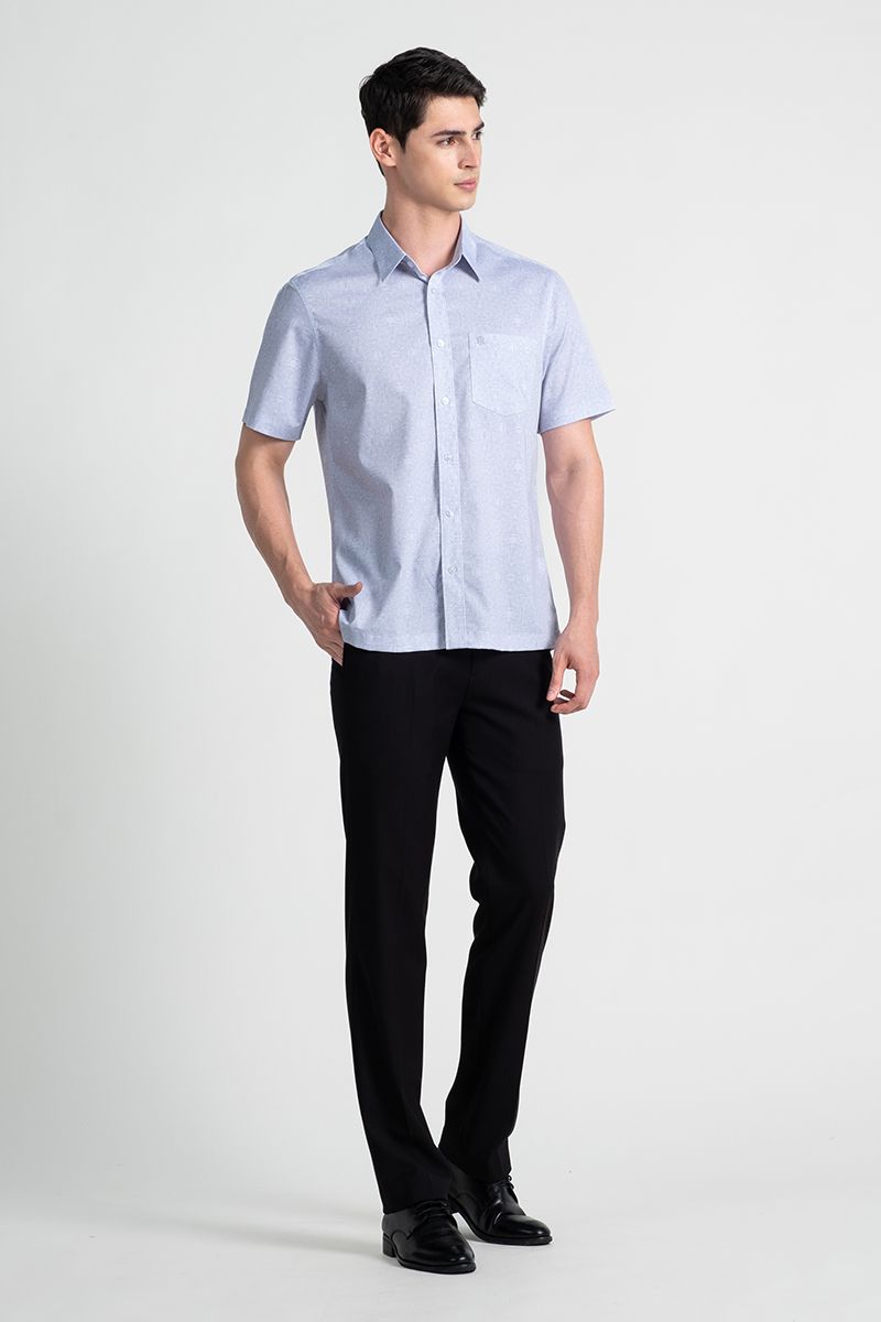 Áo Sơ Mi Tay Ngắn Form Ôm WS25SS26C-SDBB