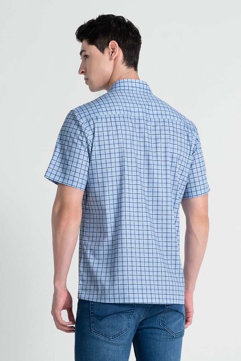 Áo Sơ Mi Form Ôm Tay Ngắn WS25SS27T-SDBB