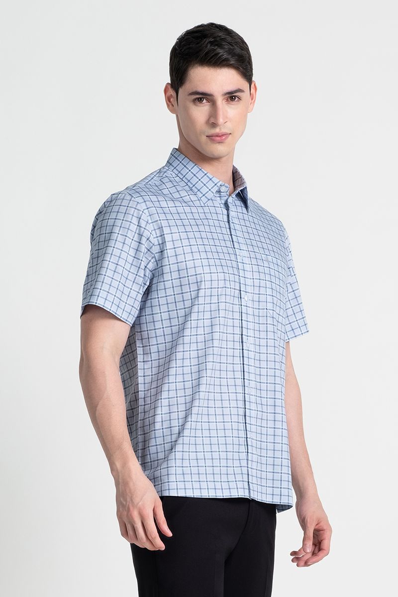 Áo Sơ Mi Form Ôm Tay Ngắn WS25SS27T-SDBB