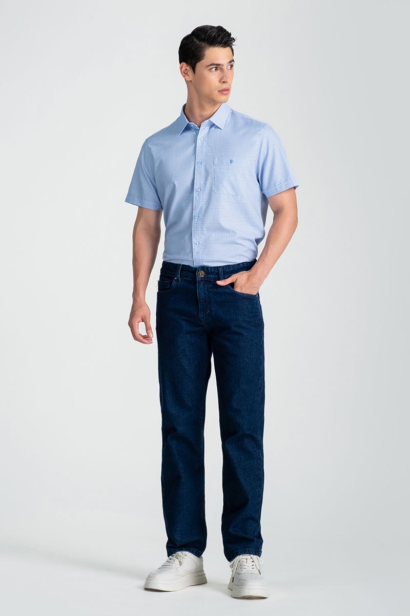 Áo Sơ Mi Nam Tay Ngắn Form Ôm WS25SS37T-SDBB
