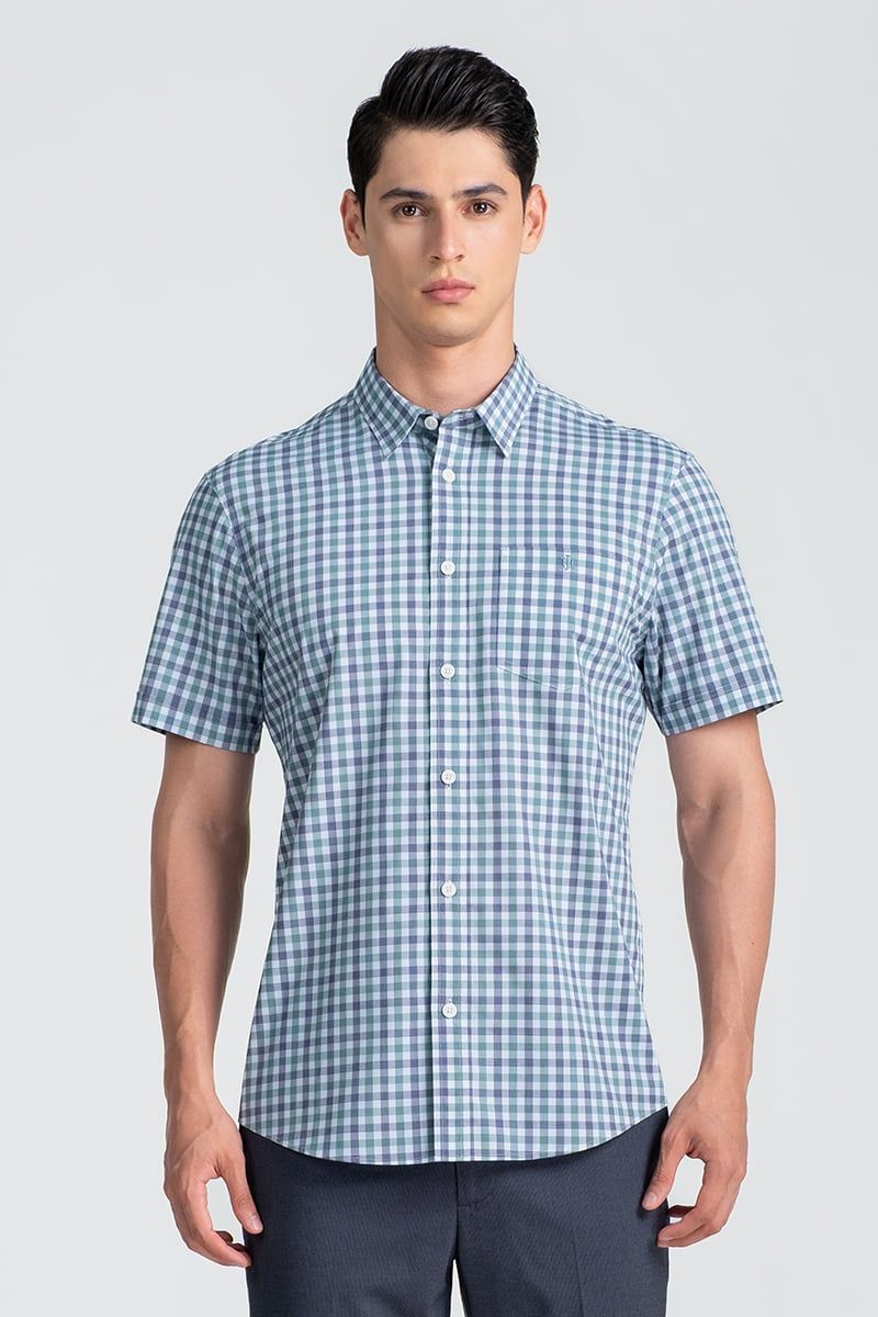 Áo Sơ Mi Tay Ngắn Form Vừa WS25SS39C-SCBB
