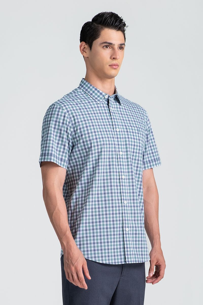 Áo Sơ Mi Tay Ngắn Form Vừa WS25SS39C-SCBB