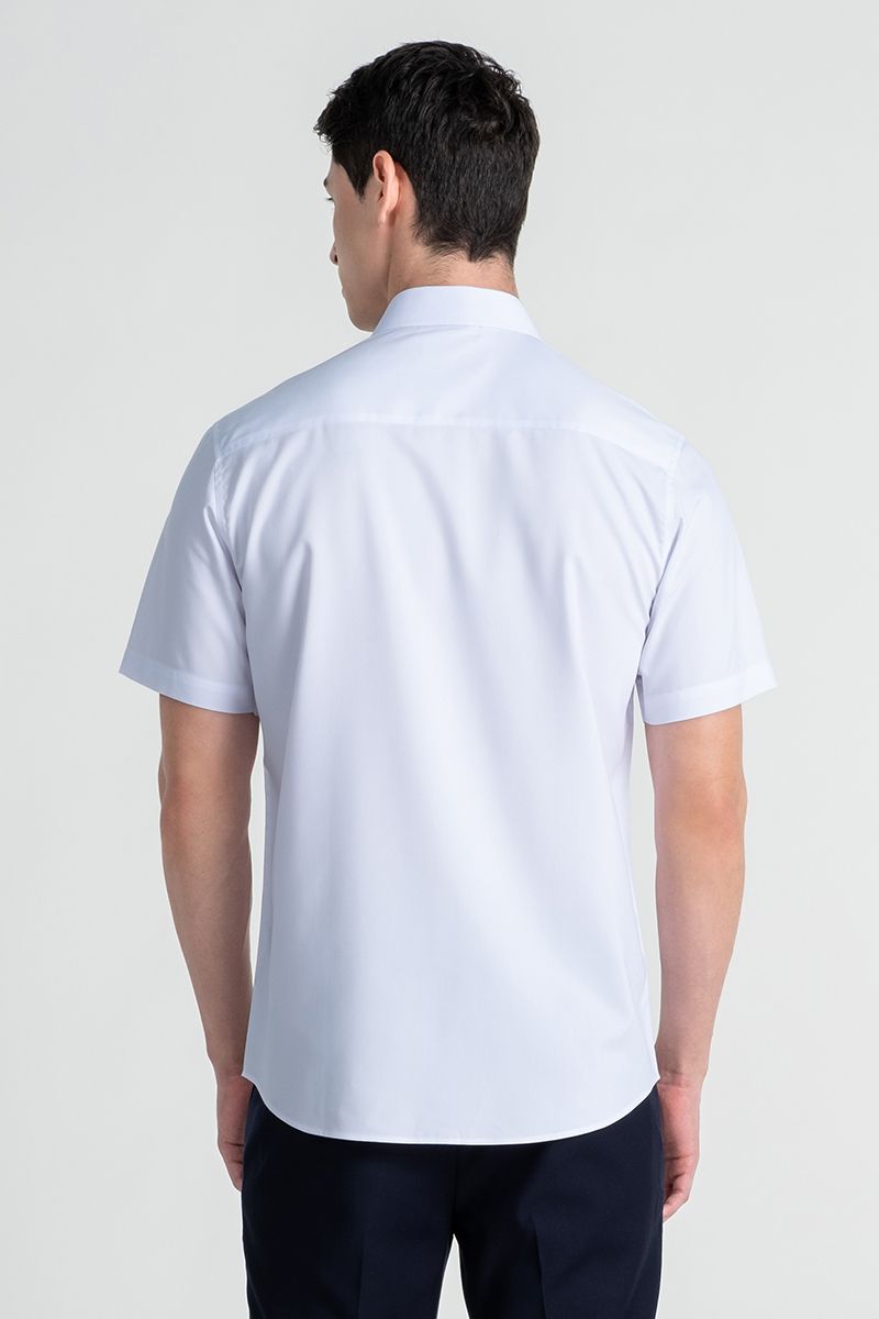 Áo Sơ Mi Tay Ngắn Form Ôm WS25SS41P-SD