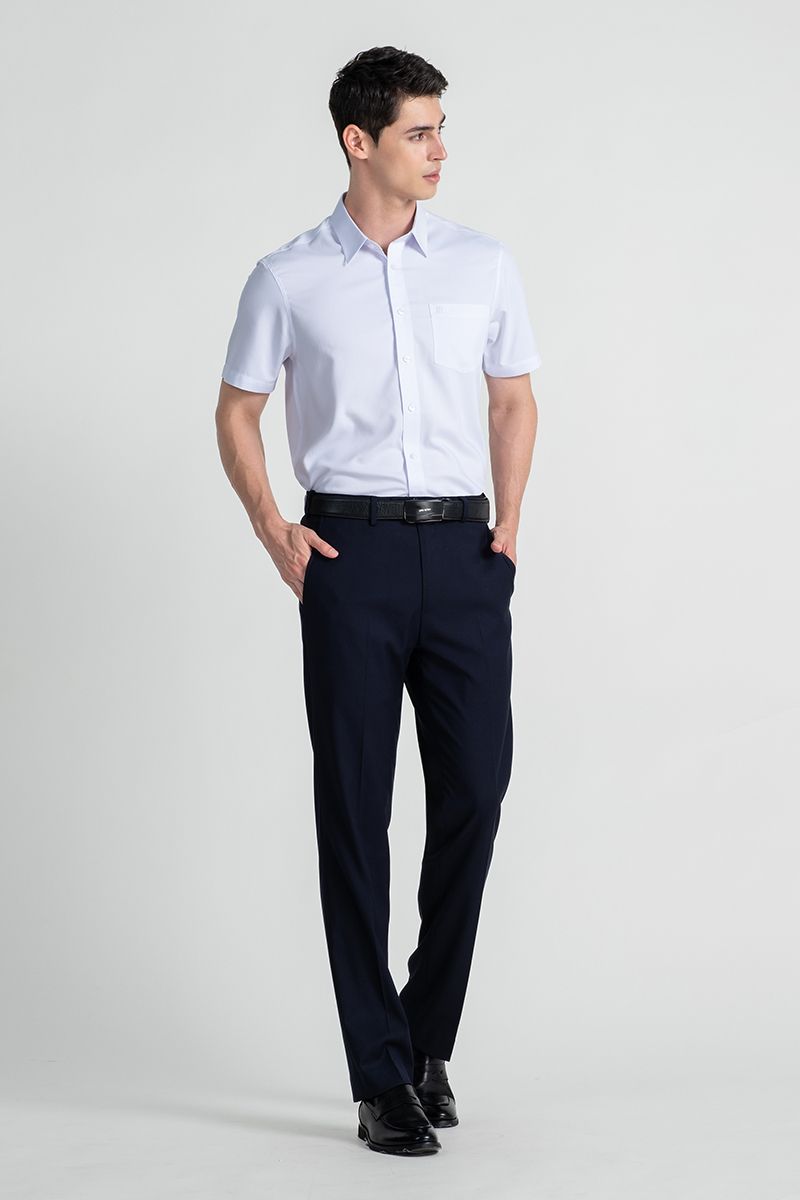 Áo Sơ Mi Tay Ngắn Form Ôm WS25SS41P-SD