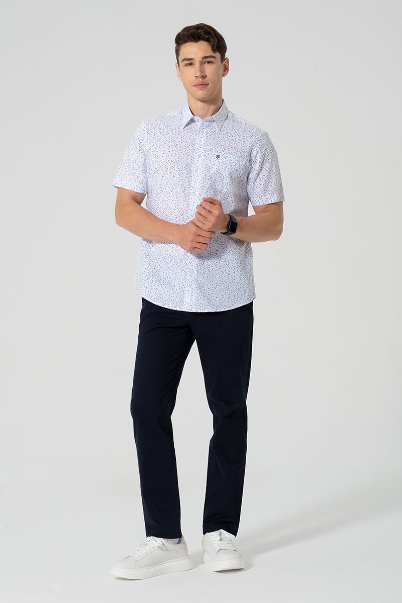 Áo Sơ Mi Nam Tay Ngắn WS25SS46C-SC