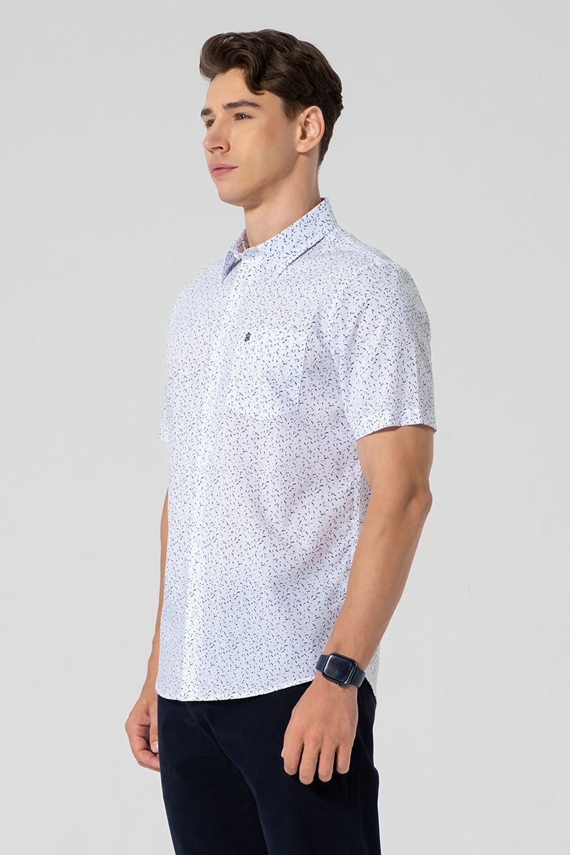 Áo Sơ Mi Nam Tay Ngắn WS25SS46C-SC