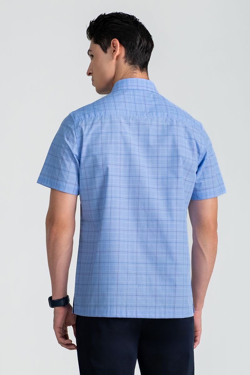 Áo Sơ Mi Nam Tay Ngắn Form Ôm WS25SS47P-SD