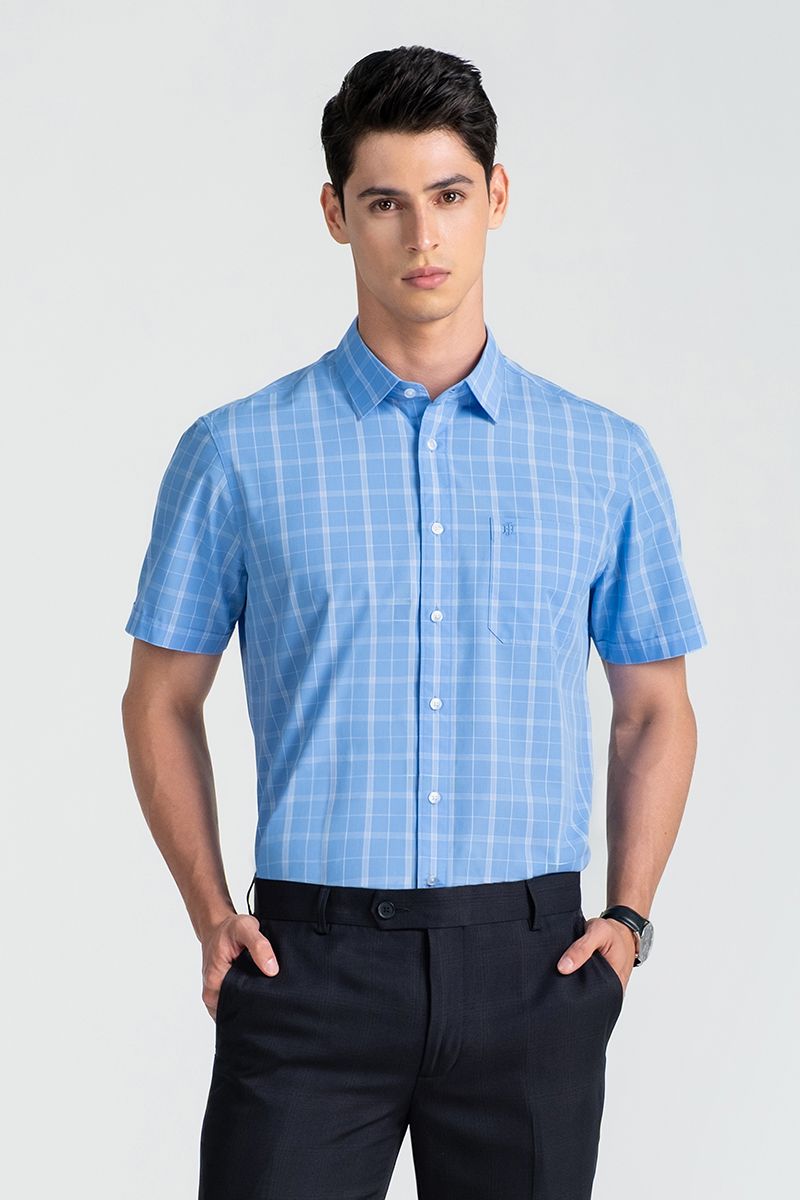 Áo Sơ Mi Nam Tay Ngắn Form Ôm WS25SS50T-SD