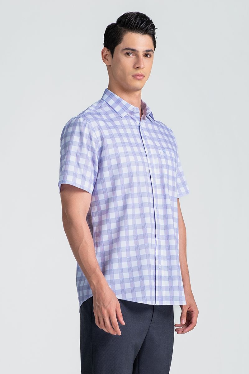 Áo Sơ Mi Nam Tay Ngắn Form Ôm WS25SS51T-SDBB