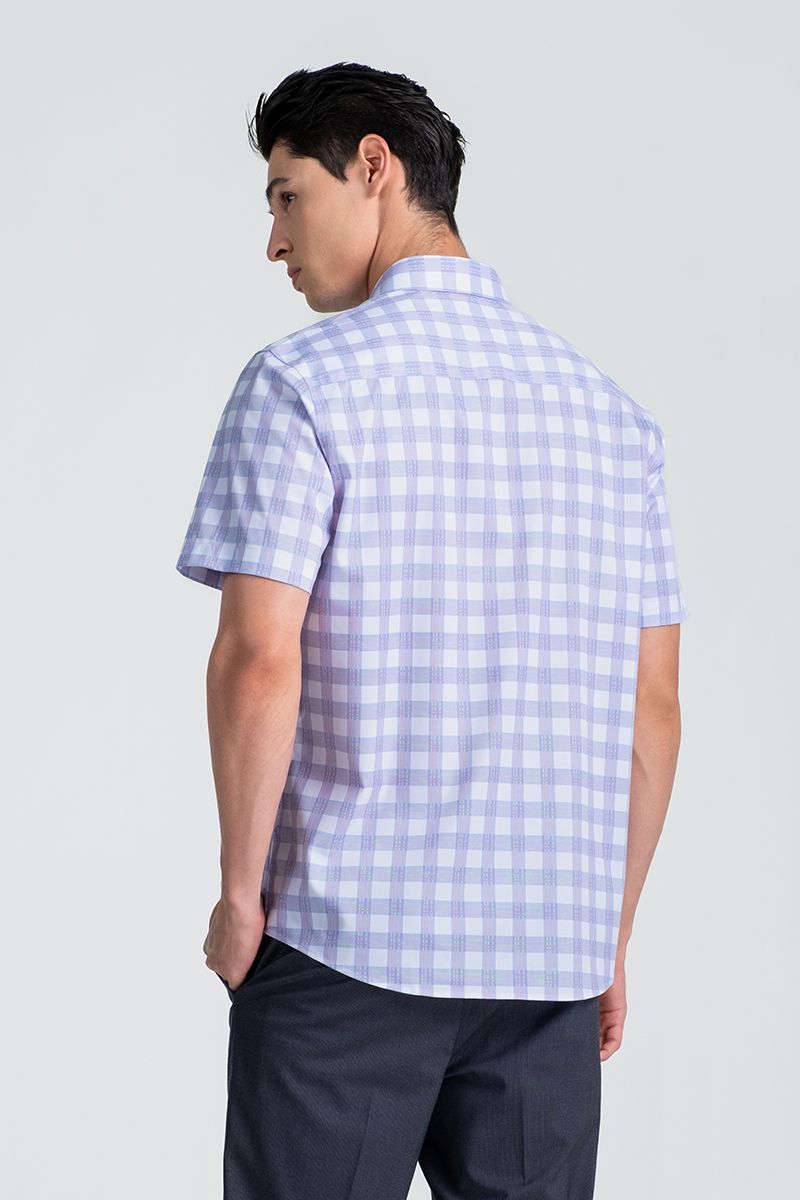Áo Sơ Mi Nam Tay Ngắn Form Ôm WS25SS51T-SDBB