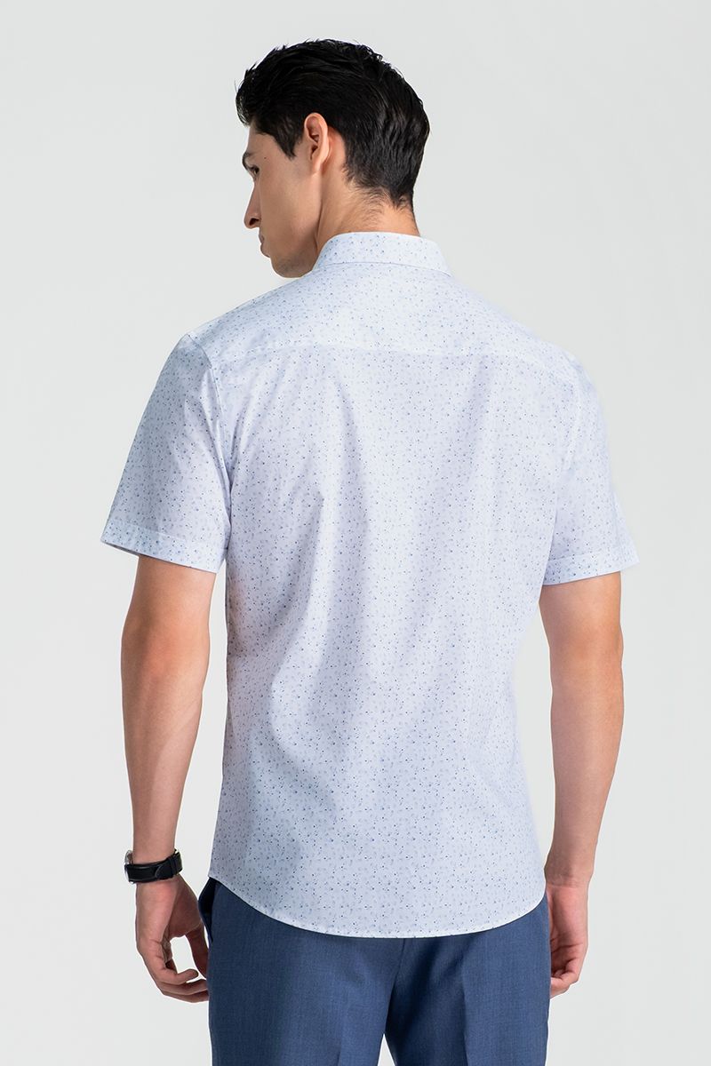Áo Sơ Mi Nam Tay Ngắn Form Vừa WS25SS54P-SC