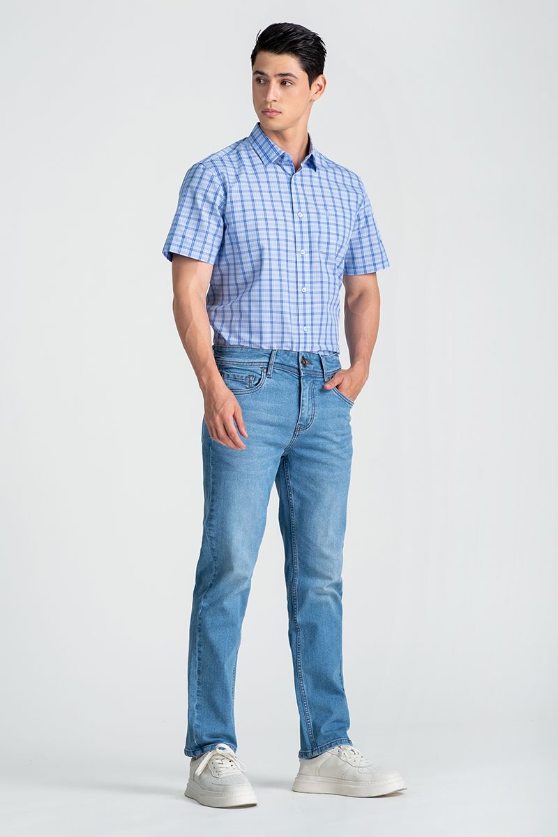Áo Sơ Mi Nam Tay Ngắn Form Ôm WS25SS55C-SD