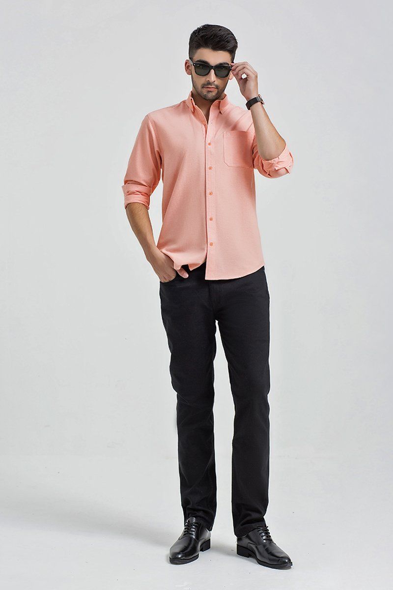 Áo sơ mi tay dài basic WS21SS56T-LC
