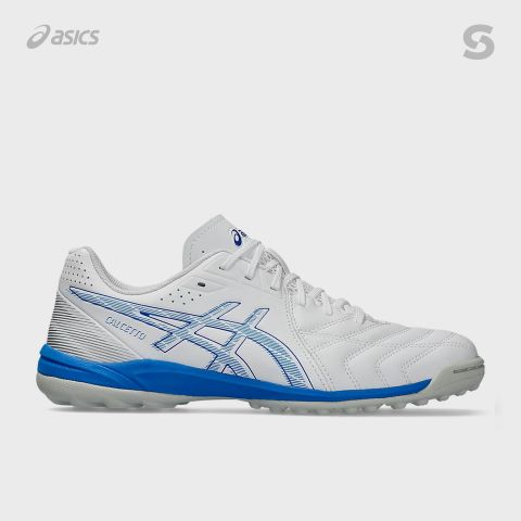 Giày bóng đá trẻ em Asics Calcetto WD9 TF Wide - Trắng/Xanh dương