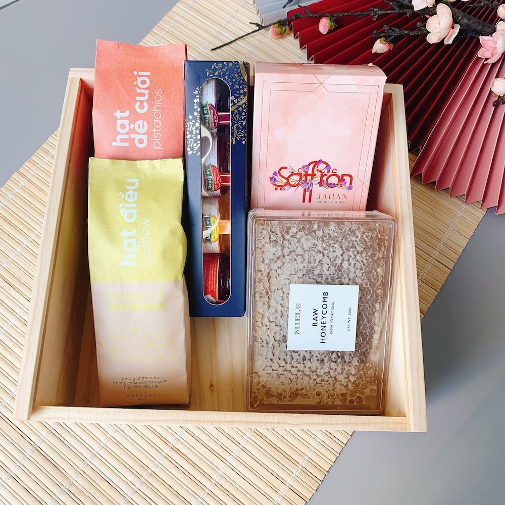 Set quà Tết 2025 - quà tết sức khỏe tặng khách hàng ANS 23