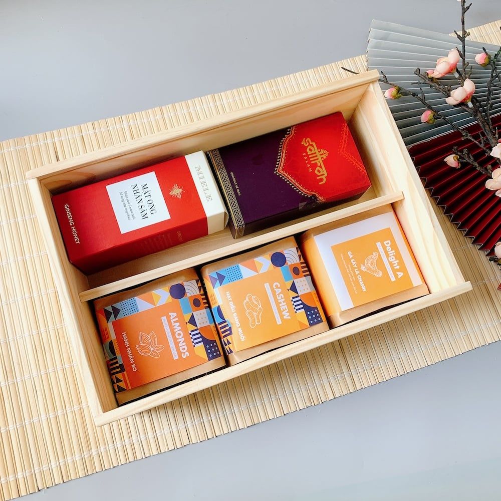 Món quà ý nghĩa ngày Tết - set quà tết sang trọng ANS 31