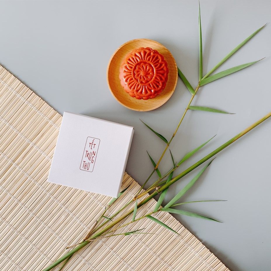 Bánh trung thu handmade Cà phê nhân phô mai ( pudding)