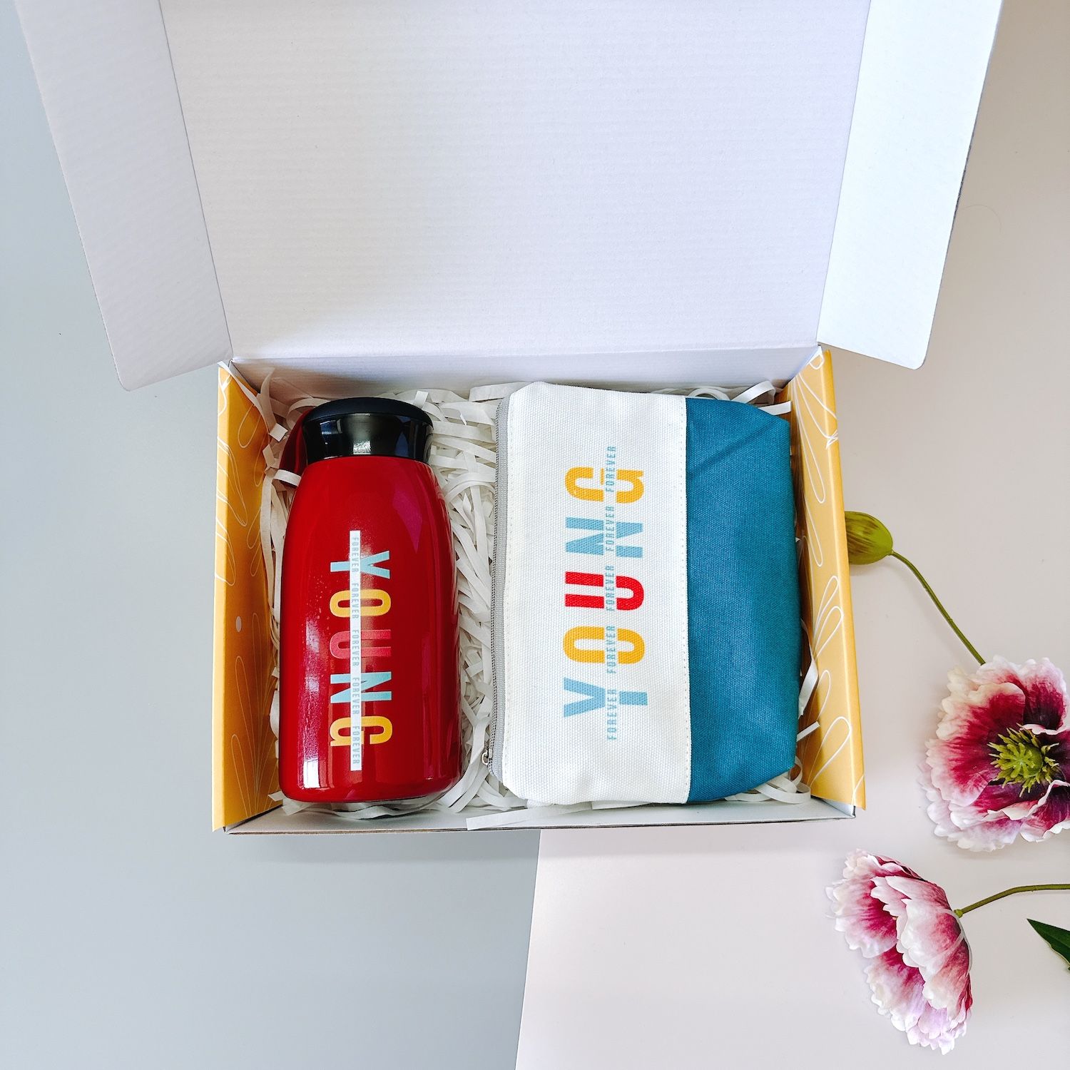 Nhiều mẫu - Quà 20/10 in ấn logo - set 2 món Bình - ví GSN_BV
