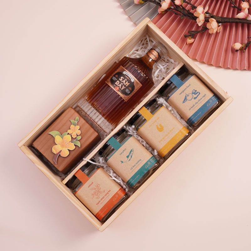 Set quà tết rượu sâm Ngọc Linh - Phú Quý 06