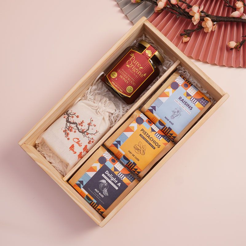 Hộp quà tết tặng khách hàng - Phú Quý 02