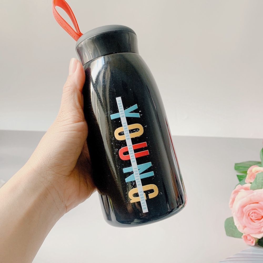 Set quà tặng phụ nữ 8/3, quà 20/10 - Hộp 3 món bình - túi - ví 1004_B