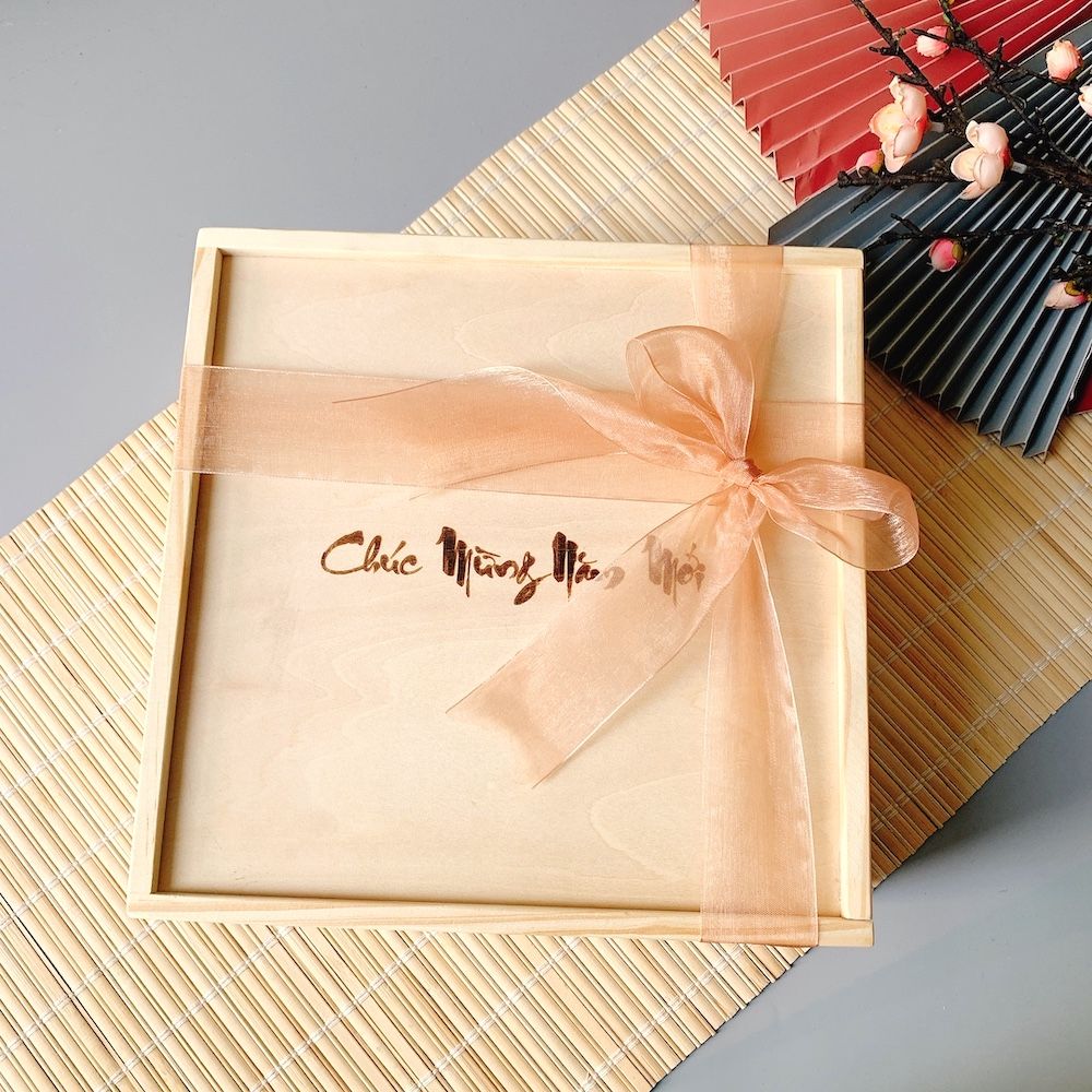 Bộ quà tết tặng sếp nữ - set quà tết đẹp ANS 34