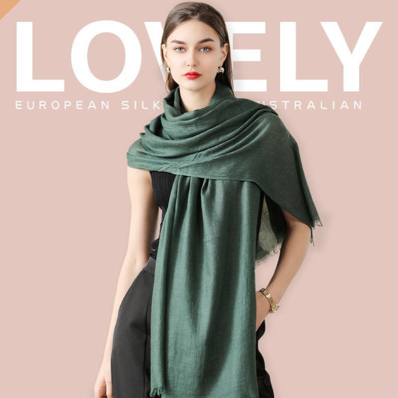Khăn choàng mỏng Linen Charm Rhyme mã KC_1001