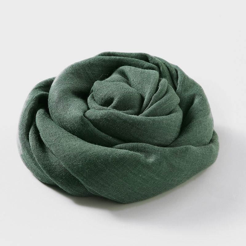 Khăn choàng mỏng Linen Charm Rhyme mã KC_1001
